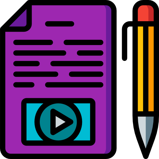 Edit script Basic Miscellany Lineal Color icon