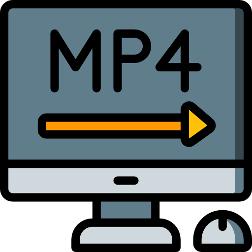mp4 Basic Miscellany Lineal Color icon