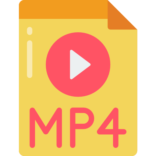mp4 Basic Miscellany Flat icon