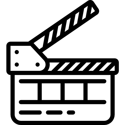 カチンコ Basic Miscellany Lineal icon