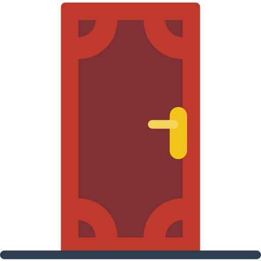 puerta Basic Miscellany Flat icono