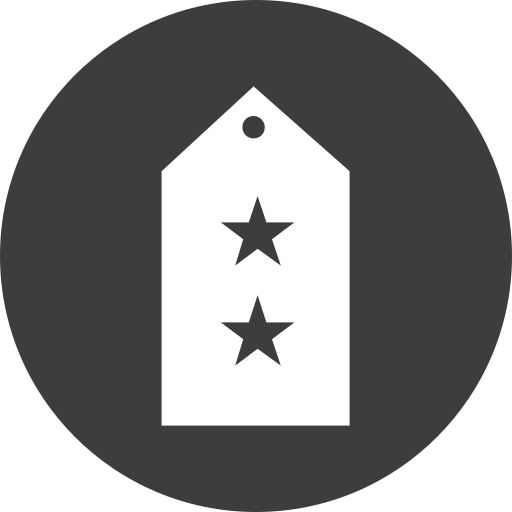 insignia del ejército Generic color fill icono