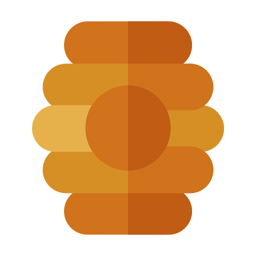 ミツバチの巣 Generic color fill icon