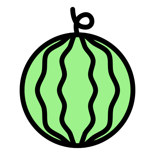 pastèque Generic color lineal-color Icône