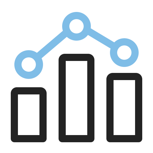 Bar graph Generic color outline icon