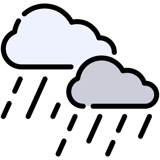 Rain Generic color lineal-color icon