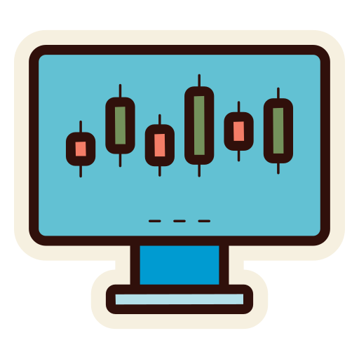 aktiendiagramm Generic color lineal-color icon