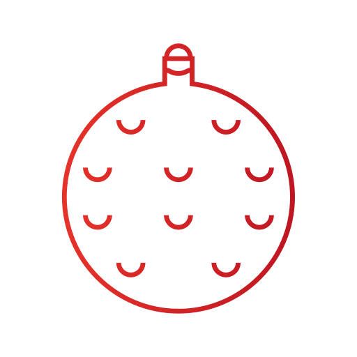 クリスマスオーナメント Generic gradient outline icon