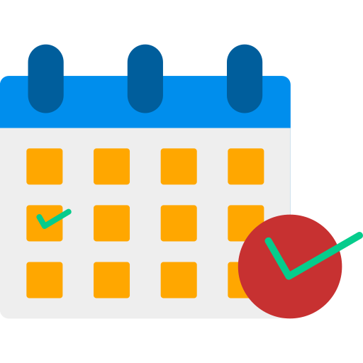 Calendar Generic color fill icon