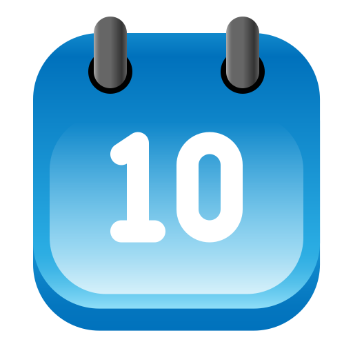 kalender Generic gradient fill icon