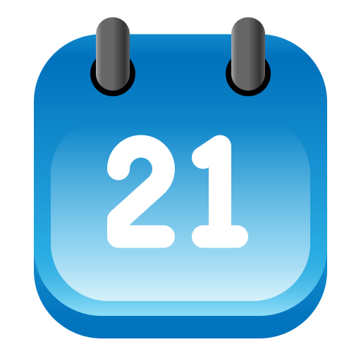 kalender Generic gradient fill icon