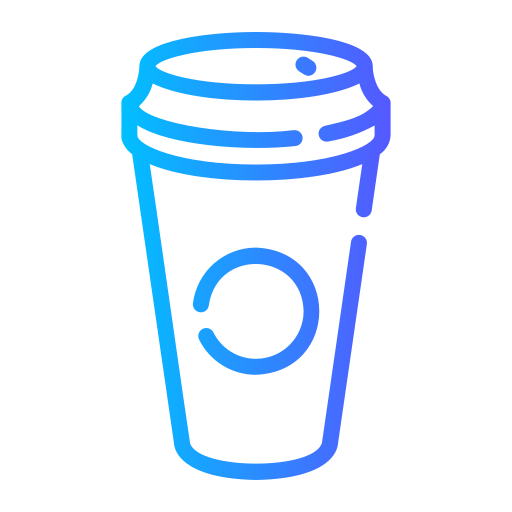 caffè Generic gradient outline icona