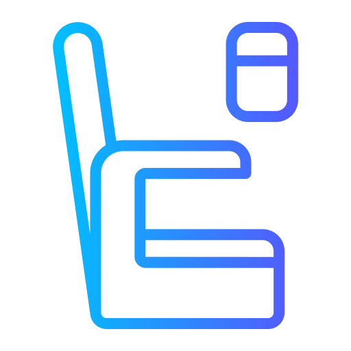 Seat Generic gradient outline icon