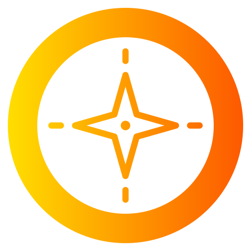 Compass Generic gradient fill icon