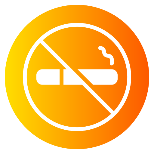 Forbidden smoking Generic gradient fill icon