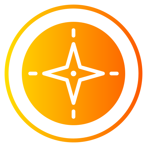Compass Generic gradient fill icon