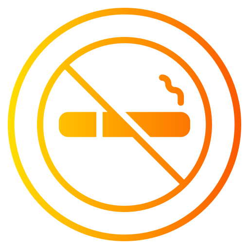 Forbidden smoking Generic gradient fill icon