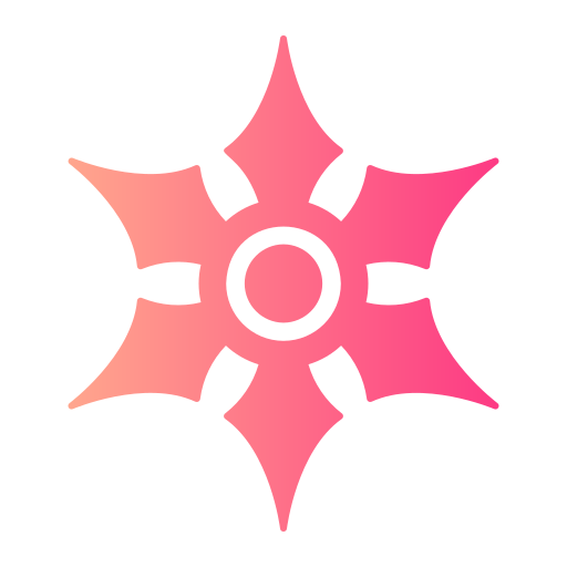 Shuriken Generic gradient fill icon
