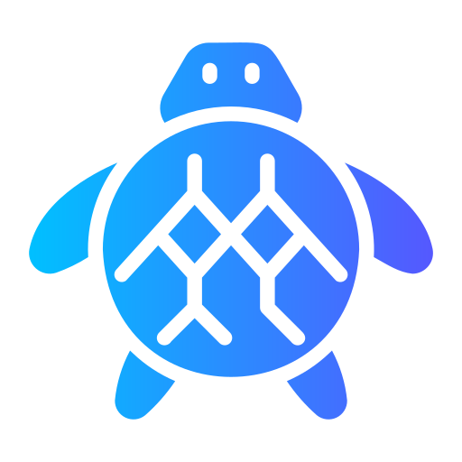 żółw Generic gradient fill ikona