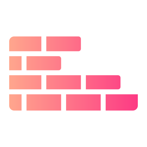 Brickwall Generic gradient fill icon