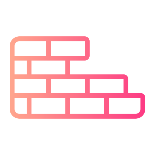 Brickwall Generic gradient outline icon