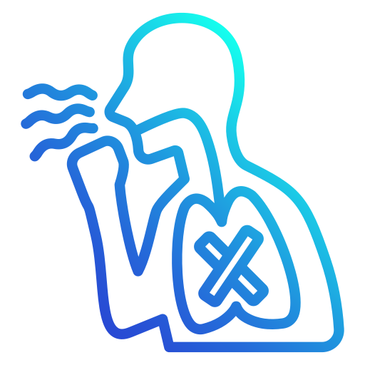 Lung sickness Generic gradient outline icon