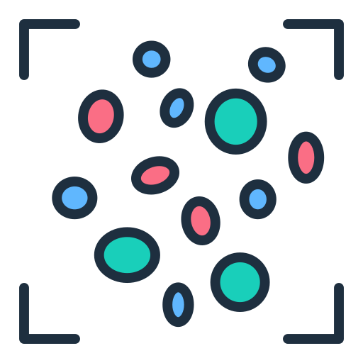 Particle Generic color lineal-color icon