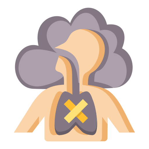 Respiratory infection Generic color fill icon