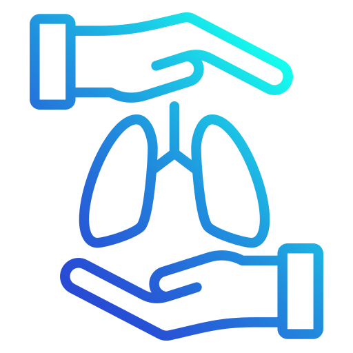 Respiratory Generic gradient outline icon