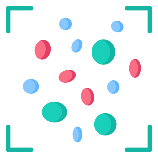 Particle Generic color fill icon