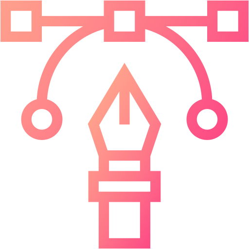 Инструмент «Перо» Generic gradient outline иконка