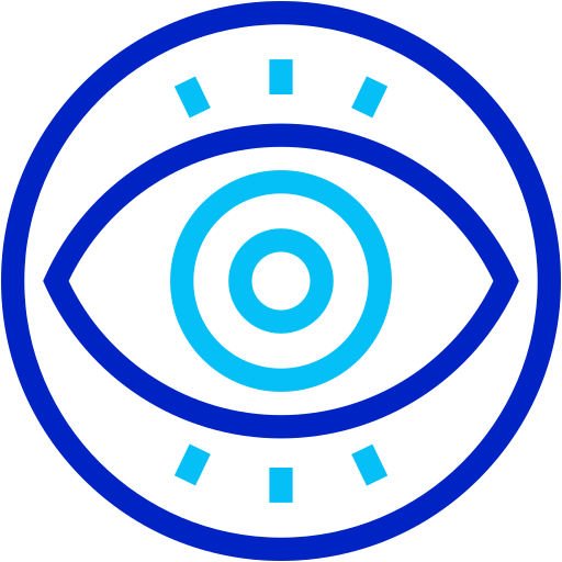 ojo Generic color outline icono