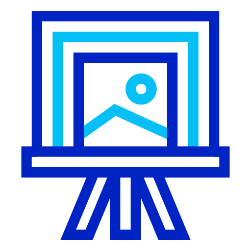 Painting Generic color outline icon