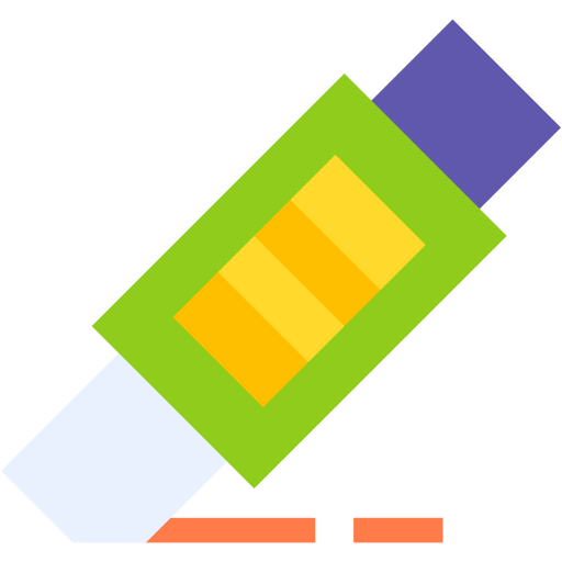 Eraser Generic color fill icon