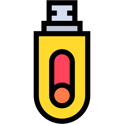 Flashdrive Generic color lineal-color icon