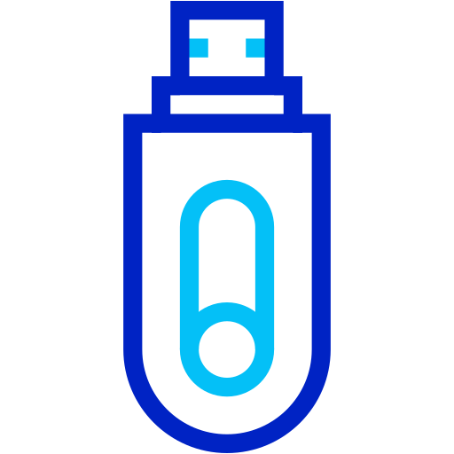 Flashdrive Generic color outline icon