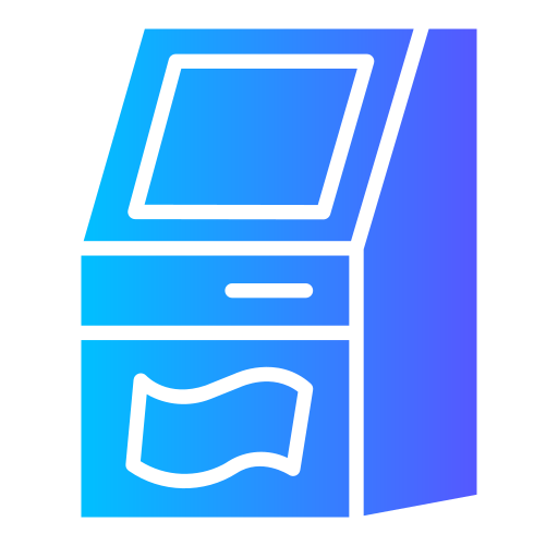 geldautomaat Generic gradient fill icoon