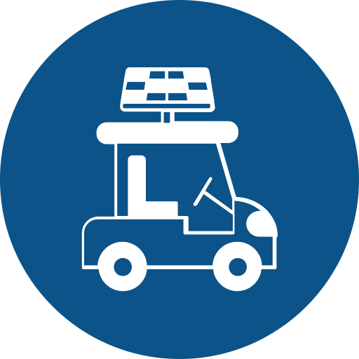 Golf cart Generic color fill icon