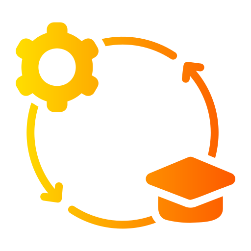 formazione scolastica Generic gradient fill icona