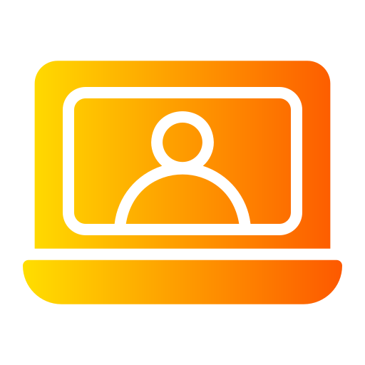 Online class Generic gradient fill icon