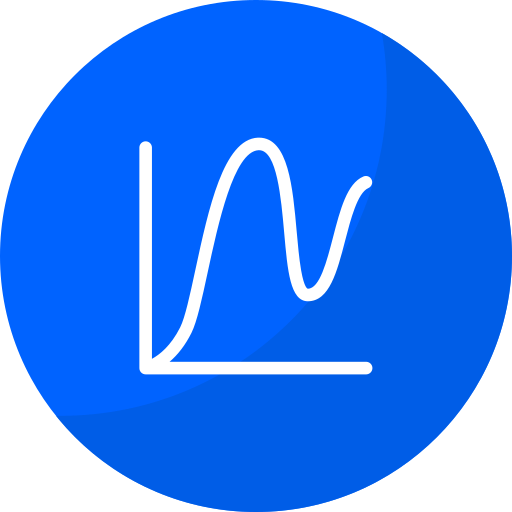Graph analysis Generic color fill icon