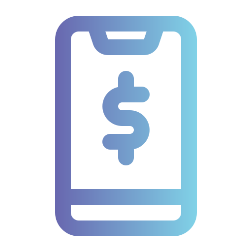 dollar Generic gradient outline icon