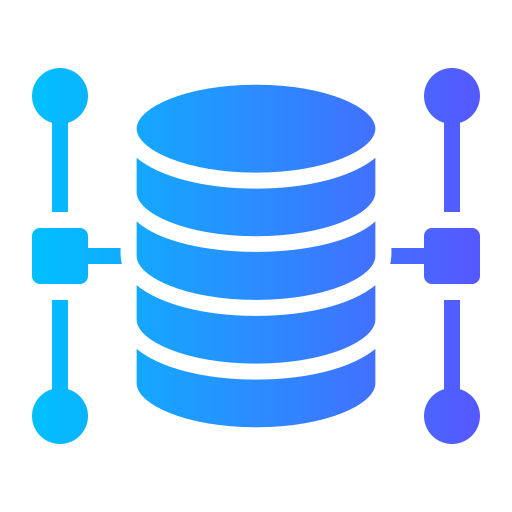 struktura danych Generic gradient fill ikona