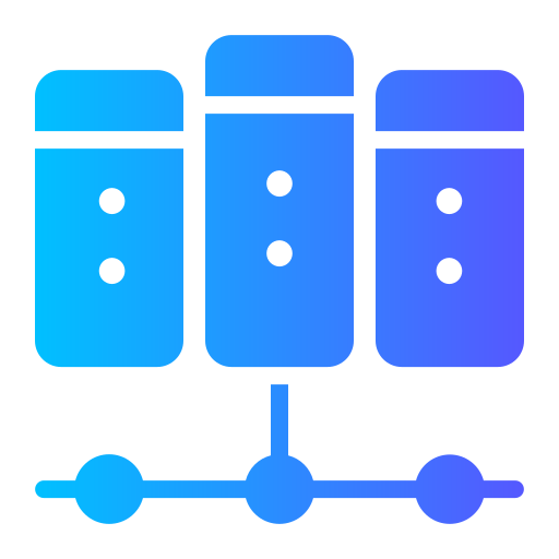 server Generic gradient fill icona