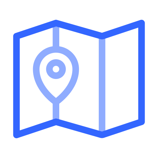 Map Generic color outline icon