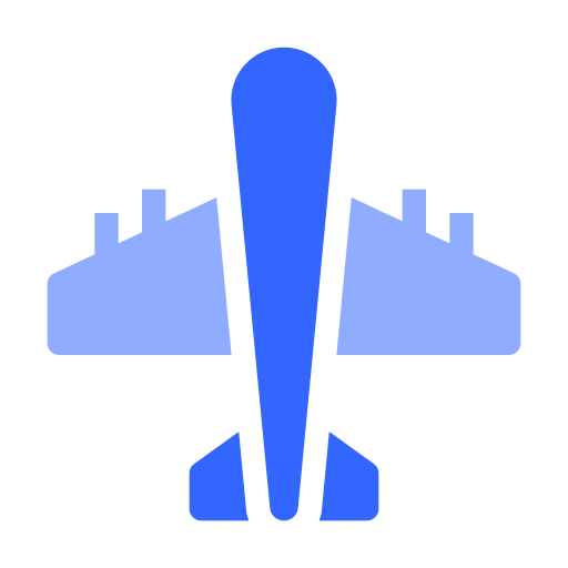 flugzeug Generic color fill icon
