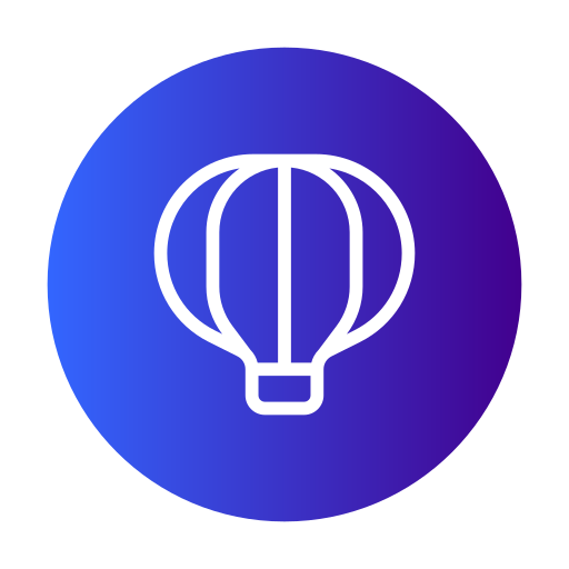 Hot air balloon Generic gradient fill icon
