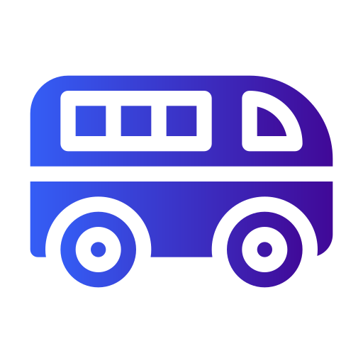 Ônibus escolar Generic gradient fill Ícone