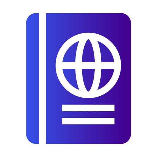 Passport Generic gradient fill icon