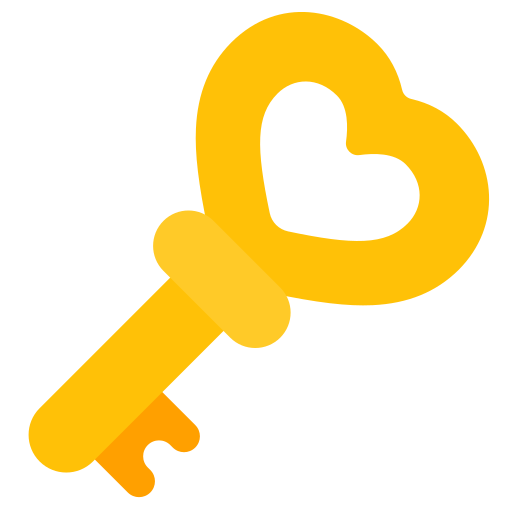 Key Generic color fill icon